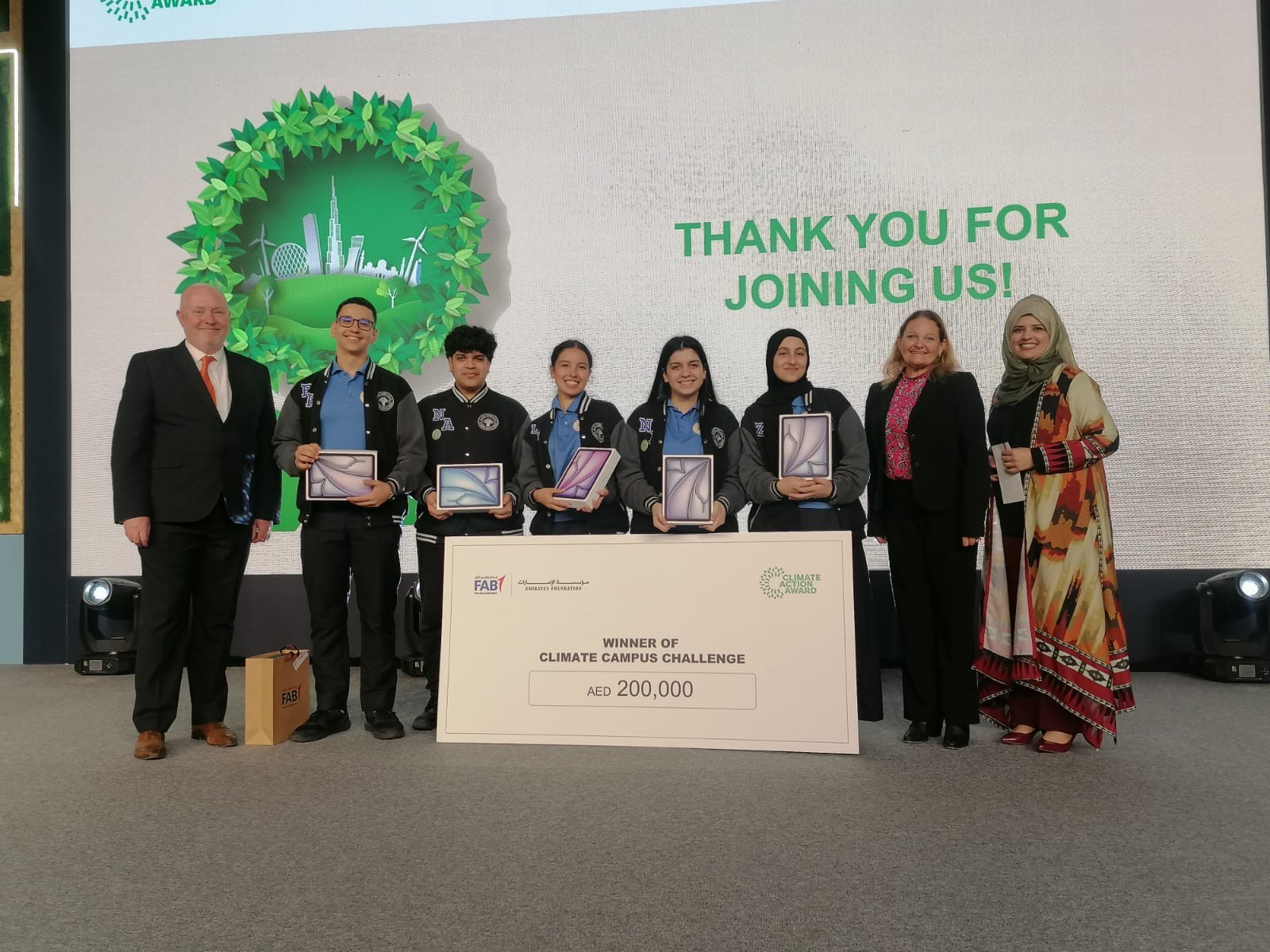 Al Dhafra School Students Win Climate Action Award 2024
