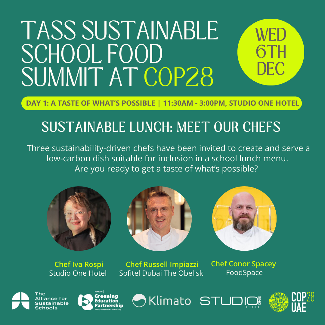 TASS Sustainable School Food Summit at COP28 – Day 1